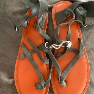 American eagle leather sandals